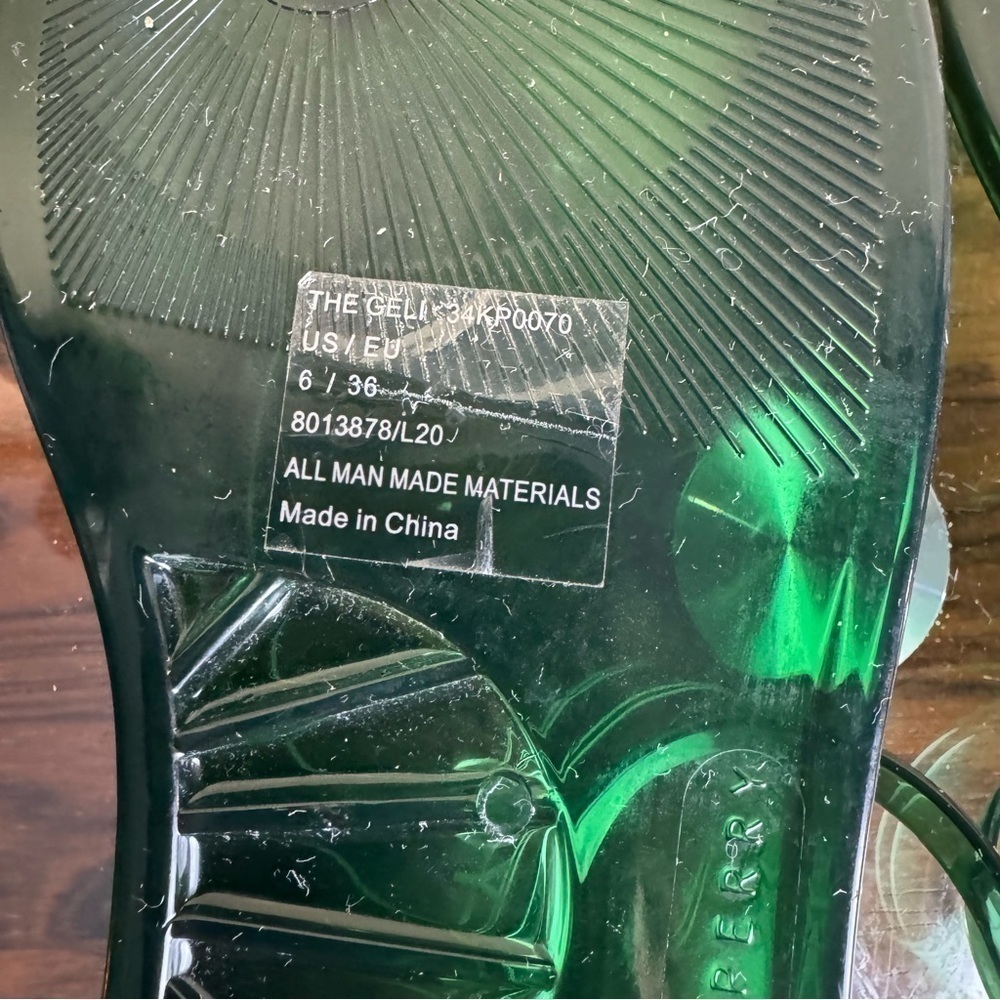 Katy Perry Cactus The Geli Scented Jelly Sandals - Size 6 - Picture 11 of 12